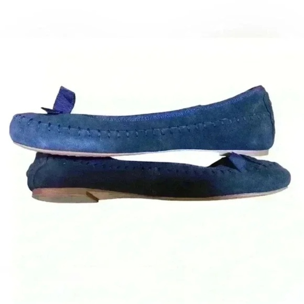 Coldwater Creek Navy Suede Flats